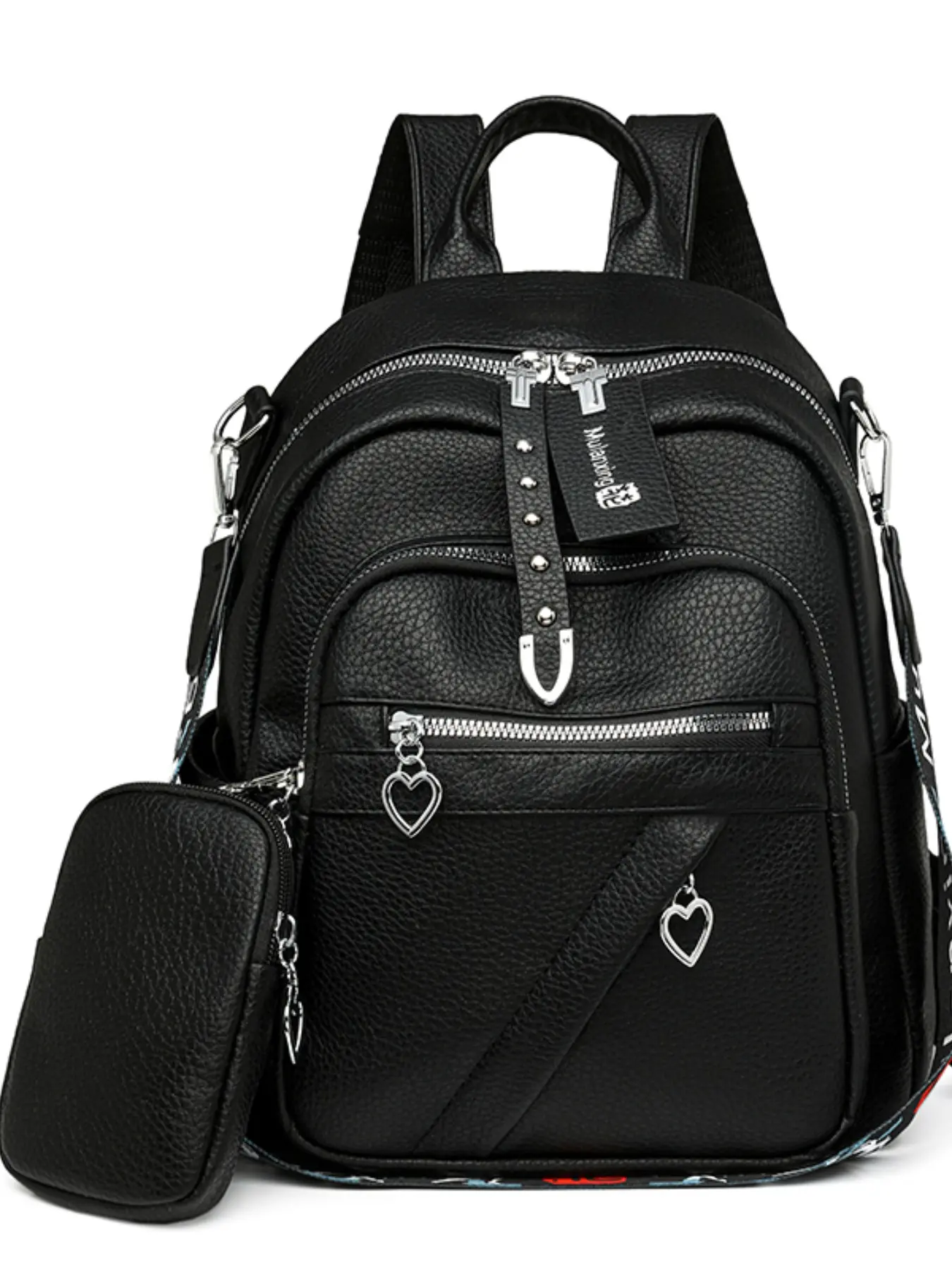Women's Fashion Soft Leather Backpack, Casual Commuter Book Bag, Large Capacity Middle Aged Mom Backpack, 2026 New Style, Durable Backpack, Trendy Backpack, Stylish Daypack, Casual Daypack Backpacks