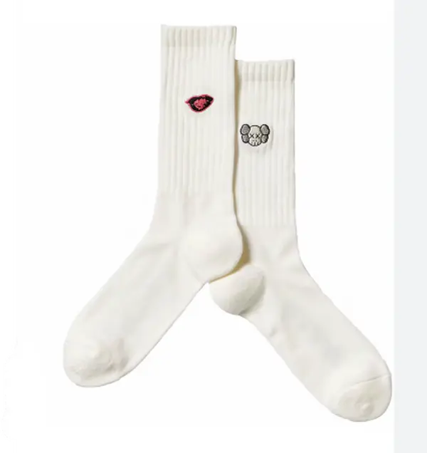 Kaws x Uniqlo Warhol Companion Socks White (1 PAIR)