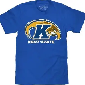 Kent State University Flash the Golden Eagle Unisex Comfort Tee T Shirt Sweatshirt Hoodie - Royal Blue Unisex Comfort Tee T Shirt Sweatshirt Hoodie