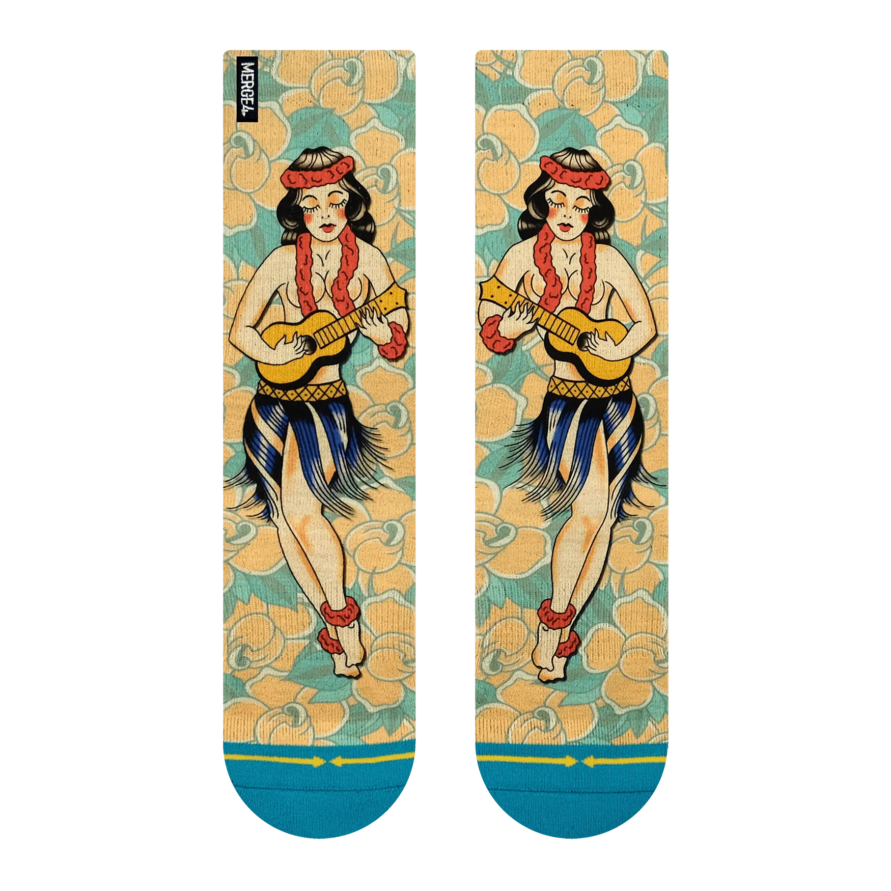 Richard Kirby Hula Crew Socks