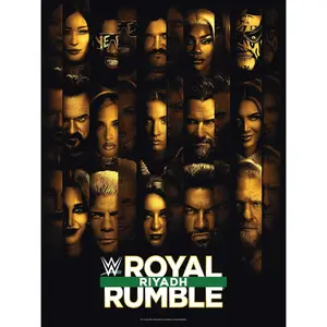 WWE Royal Rumble 2026 18" x 24" Event Poster Art Photograph