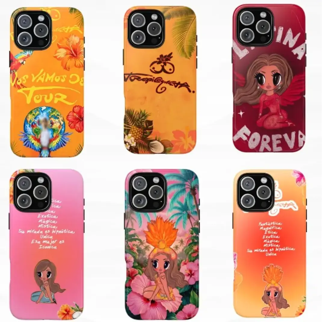 Viajando Por El Mundo Tropitour 2026 Phone Case, Latin Tour Inspired Cover for iPhone 11–17 Samsung Galaxy S23–S25, Summer Music Fan Gift