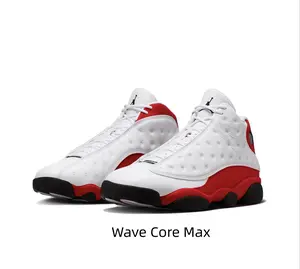 Retro Basketball Sneakers in Clean White & Bold Red