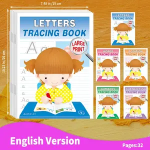 Teeny Baby 5 Book Set for Kids' English Word Learning, Practice Writing Skills, Different Types of Exercise Books, Essential for Early Education