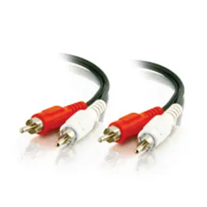 212 MAIN 50Ft Value Series Dual Conductor RCA Audio Cable with RCA Plugs - Tools & Hardware Equipment for Receiver, Camcorder, DVD, Stereo, Computer, Tech Accessories (Model 40467)