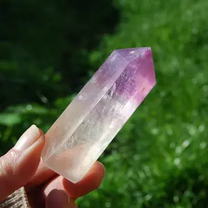3in 90g Magenta Pink Fluorite Crystal Tower
