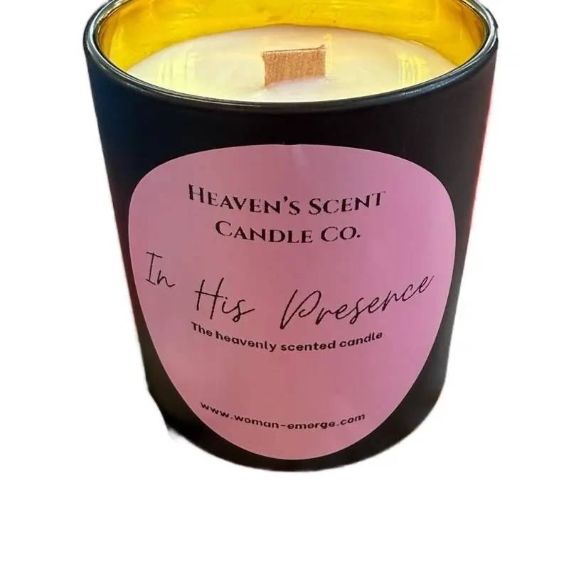 Heaven's Scent Candle Co. In His Presence 10 oz Handcrafted Hand Poured Candle The Heavenly Scented Candle Decor Fragrance