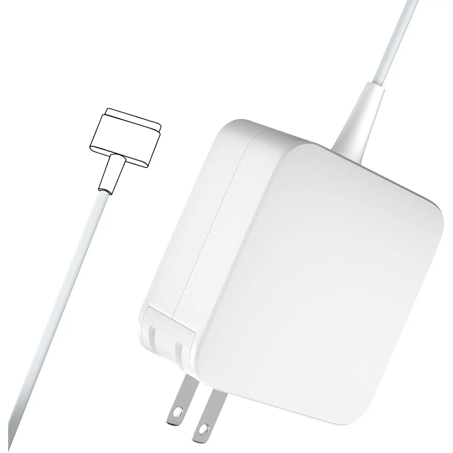 45W T-Tip Power Adapter Accessory, Compatible with MacBook Air A1436/A1466/A1465 11/13 inch Laptops (Retina Models After Mid 2012)