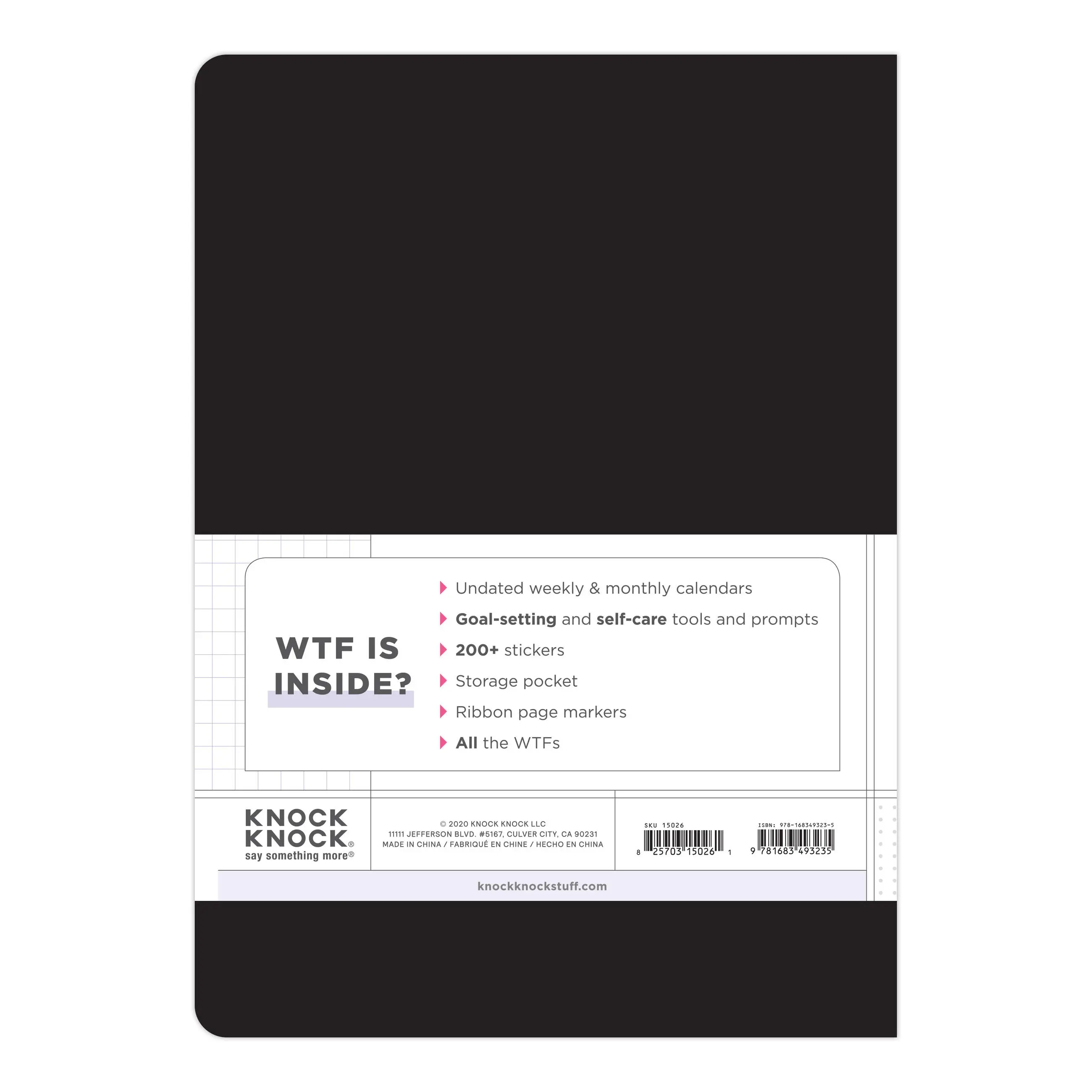 WTF Undated Planner and Weekly Agenda Notebook