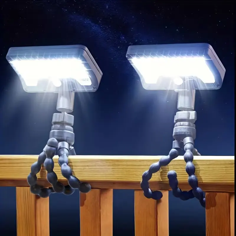 1/2/4 solar sports lights, outdoor solar LED lights, 600 lumens solar floodlights, IP65 waterproof solar safety lights, suitable for camping, courtyards, garden fences, balconies, courtyards, and emergency situations