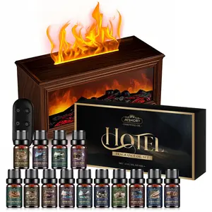 Hotel Scent Diffuser Oils Set – Transform Your Home Into a 5-Star Hotel | 6×10ml Luxury Oils  Upgraded Gift Set & Fireplace Diffuser Bundle Perfect Holiday & Housewarming Gift