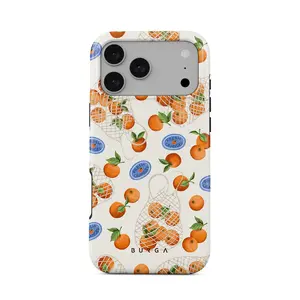 BURGA Helios  iPhone Case for iPhone 11–17 Pro Max Plus Air – Retro Cloud Aesthetic Phone Case, Cute Airy Sky Design, Shockproof Protective Cover, MagSafe & Wireless Charging Compatible Gift for Her