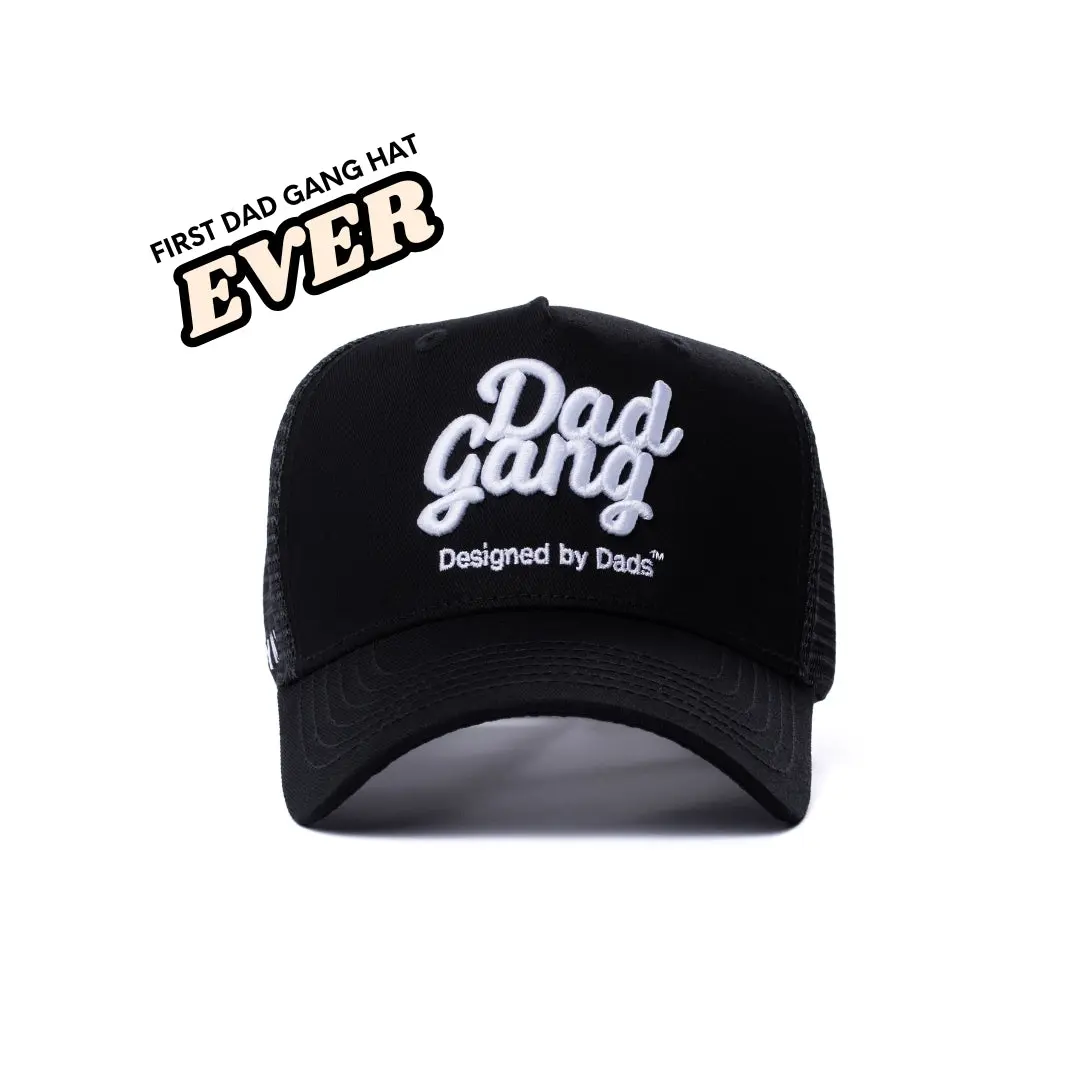 Dad Gang Trucker - Black/White Dad Gang Trucker - Black/White