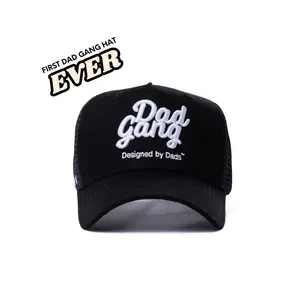 Dad Gang Trucker - Black/White