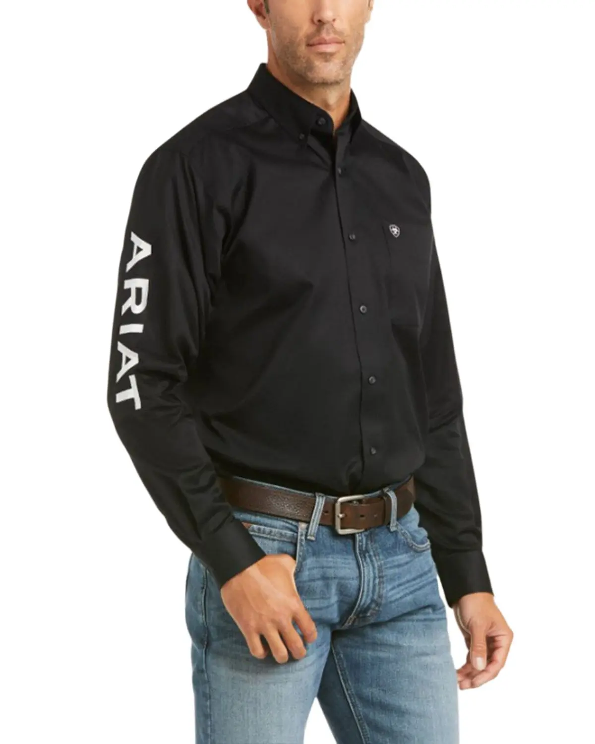 Ariat Men's Men'S Team Logo Twill Fitted Long Sleeve Button-Down Western - 10034231