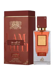 Lattafa Perfumes | Ana Abiyedh Scarlet | Eau De Parfum | 60 ml - 2.04 fl oz | Unisex Fragrance | Orange - Bergamot & Musk Notes