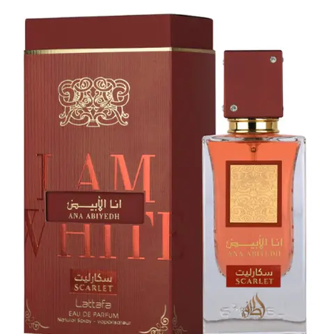 Lattafa | Ana Abiyedh | Scarlet | Women's Fragrance | 60 ML | Eau De Parfum | White Rose - Peony & Tonka Bean