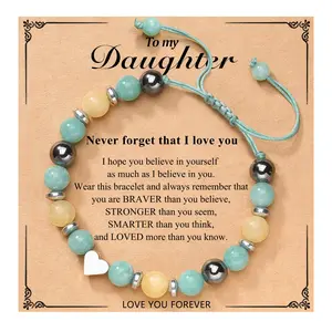 To My Daughter/Granddaughter/Niece Bracelet Birthday Christmas Valentine's Day Gifts for Girls