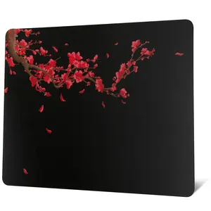 XVX Glass Gaming Mouse Pad, 1.35 ft × 1.02 ft, Special Glass Surface with Improved Precision and Speed, FPS Games/ Office / Study, Protective Coating, Anti-Slip Rubber Base - Smooth, Precise Tracking