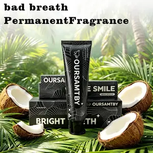 Scyebo’s Coconut Peptide Whitening Toothpaste, Gentle Stain Removal, Fluoride-Free, Fresh Mint Flavor, Oral Care Essentials