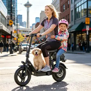 500W Electric Scooter with Seat & Storage – 22MPH, Foldable for Adults & Kids, Perfect for Family Rides ‍‍