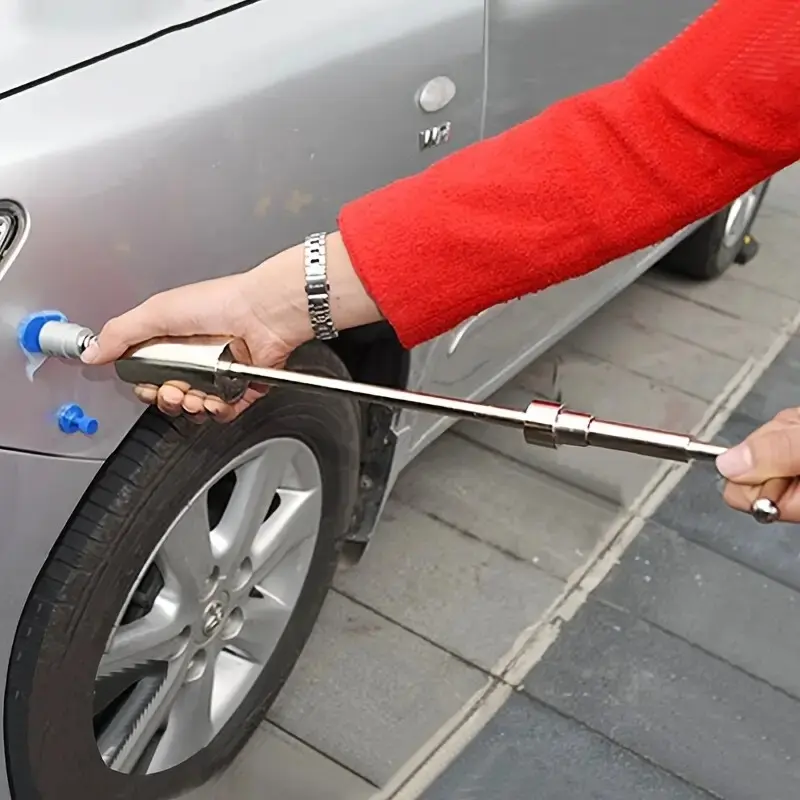 Car Body Dent Repair Tool Set with Suction Cup T-Handle Puller, Fix Refrigerator Dents, Hail Damage, Small Dents, Car Dent Remover, Automotive Tools, Auto Repair Supplies, Dent Remover Tool For Car