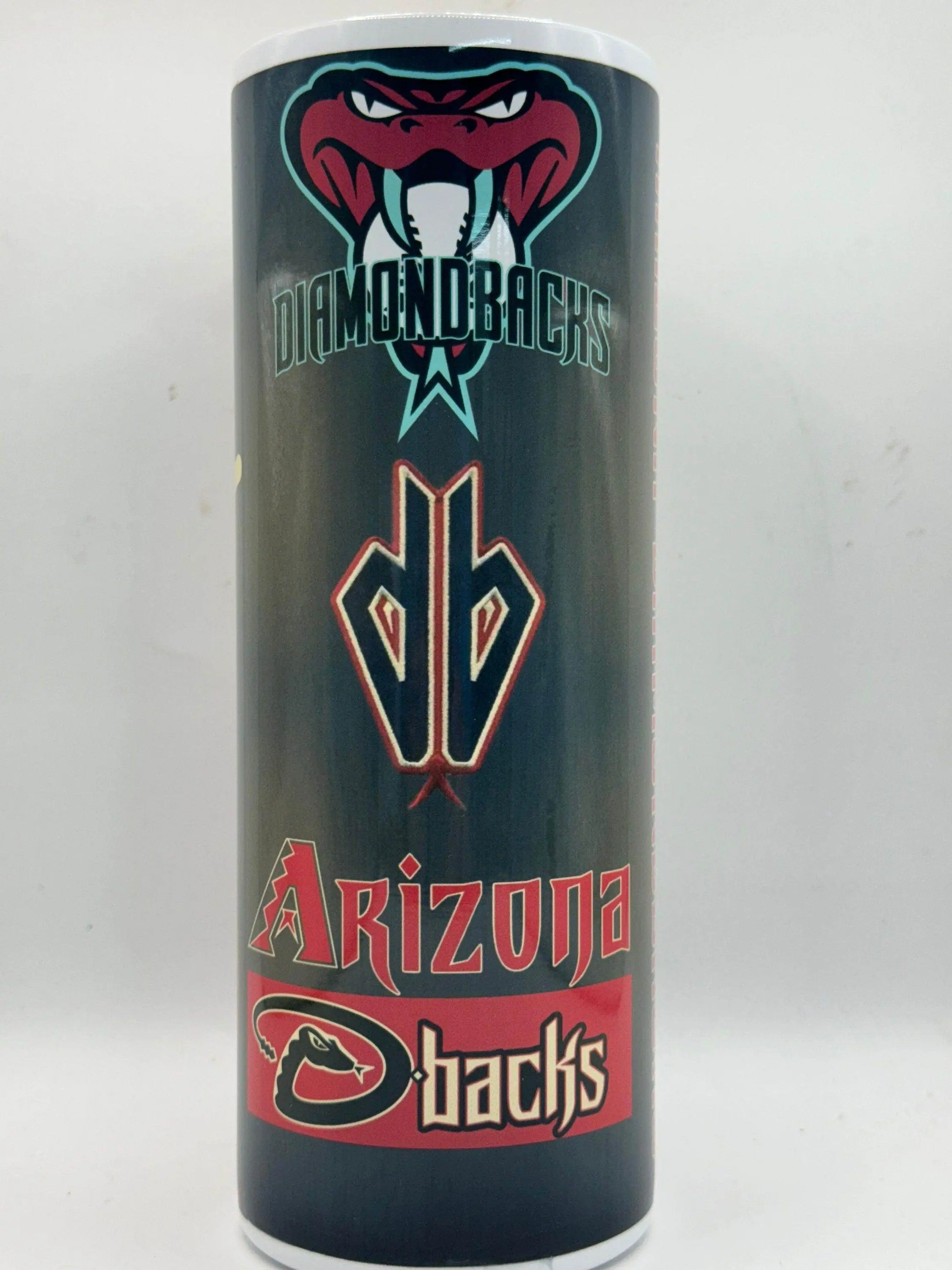 Personalized Arizona Diamondbacks Tumbler 20 oz - Custom MLB Insulated Stainless Steel Travel Cup, Baseball Fan Gift
