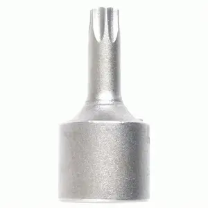 VIM Tools VIM-HCT6-T40 0.375 in. T40 Half Cut Torx Impact Driver, Steel, Knurled Grip