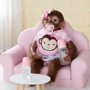 20 Inches Monkey Bebe Reborn Dolls Handmade Cute Reborn Baby Dolls With Soft Touch Realistic Toddler Doll For Kids Birthday Gift Muñecas Reborn