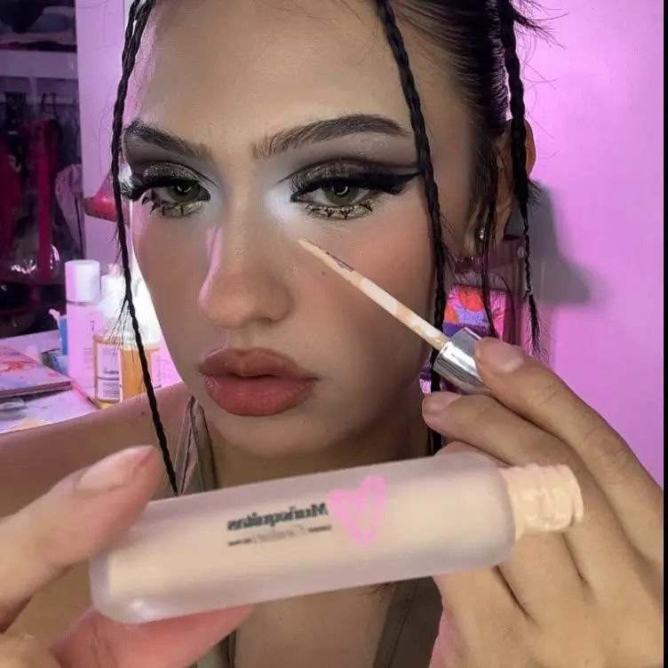 Sarahi Beltran LLC X Muñequita’s Creations High Coverage Matte Waterproof Concealer 16-Hour Hydration & Wear Formula for Flawless Finish - Makeup Foundation Cosmetic M120-M145 Shades
