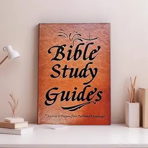 66-page Bible study guide and daily devotional journal; motivational devotional book planner; PU leather notebook including scriptures, prayers, and religious faith reflections for strengthening belief and prayer reflection.