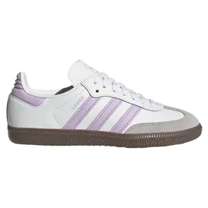 adidas Samba OG White Powder Purple GS Fashion Shoes New