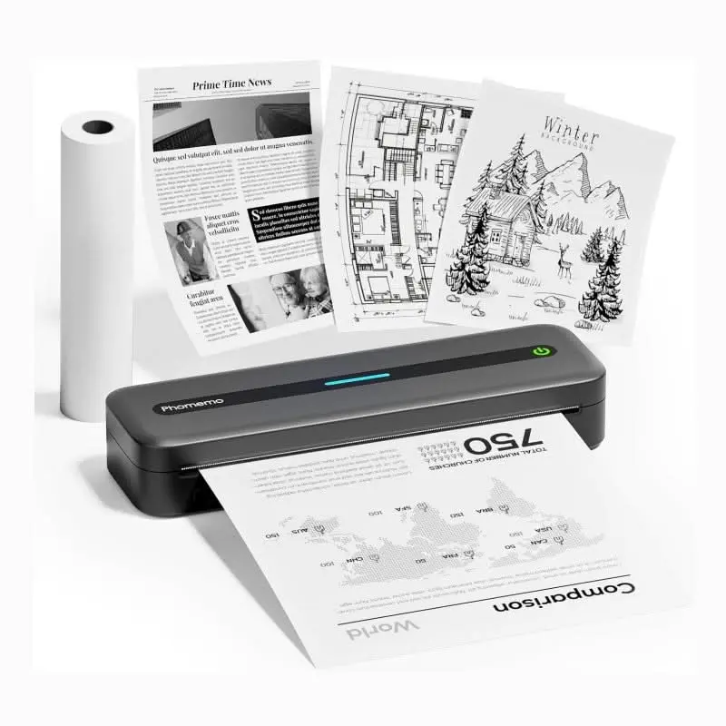 Phomemo M832-GY X-Letter Thermal Portable Printer - Gray