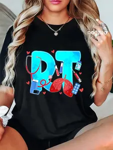 100% Cotton Respiratory Therapist RT Registered Respiratory Therapist T-Shirt