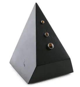 Tigers Eye Stone Titanium Threadless Top