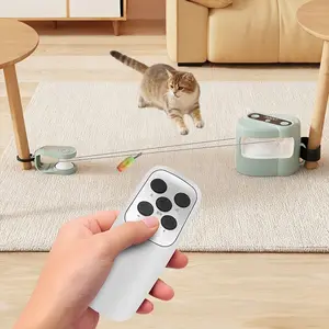 Cat Toy Exercise Wheel, New Indoor Cat Running Machine, Adjustable Speed, Interactive Hunting Cat Toy with Remote Control