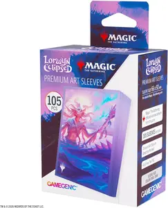 Gamegenic Magic: The Gathering Lorwyn Eclipsed Premium Art Sleeves - Eclipsed Merrow Design, 105 Textured Matte Sleeves, Smooth Shuffle & Card Protection, Full-Color, Acid-Free, PVC-Free