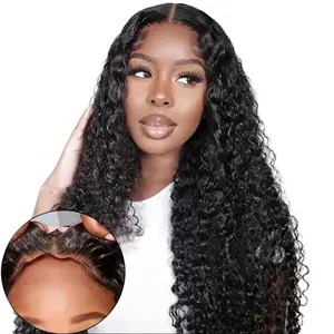 YMSGIRL Ready To Go 5x5 Curly Transparent Lace Front Human Hair Wigs - 180% Density, 18-30Inches, Comfortable For Daily Wear & Special Occasions