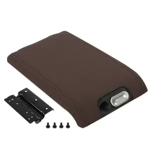 CROSSDESIGN Fit For 2009-2014 Ford F-150 Center Console Arm Rest Lid Cover Replacement