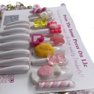 Candy Girl Coffin Shaped Press On Set