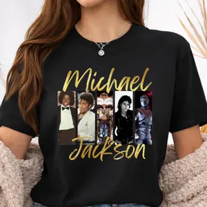 Michael Jackson King of Pop Graphic Tee, Retro 90s Music MJ T-Shirt, a Perfect Gift for Fans