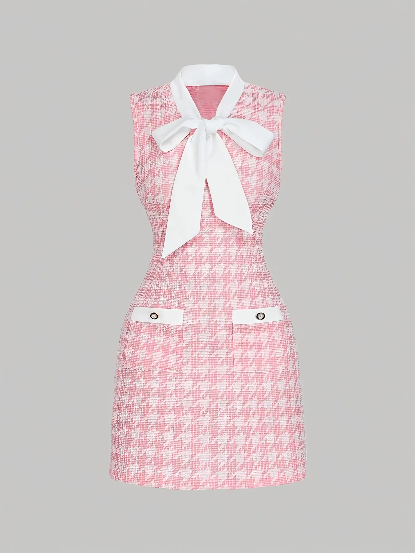 Women's Vintage Elegant Plaid Bow Tie Sleeveless Mini Dress, Casual Dresses, Soft Spring Summer Fashion, Back-To-School, Valentine's Day Gift - TikTok Shop Women's Vintage Elegant Plaid Bow Tie Sleeveless Mini Dress, Casual Dresses, Soft Spring Summer Fashion, Back-To-School, Valentine's Day Gift - TikTok Shop