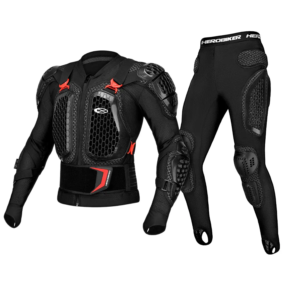 Armor Jacket [Red] + Armor Pants [Black]