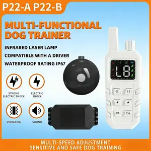 Dog Training Collar 2000 Ft Range Electric Dog Shock Collar with Remote Control,Rechargeable IP67 Waterproof E-Collar dog training collars bark stopper smart pet