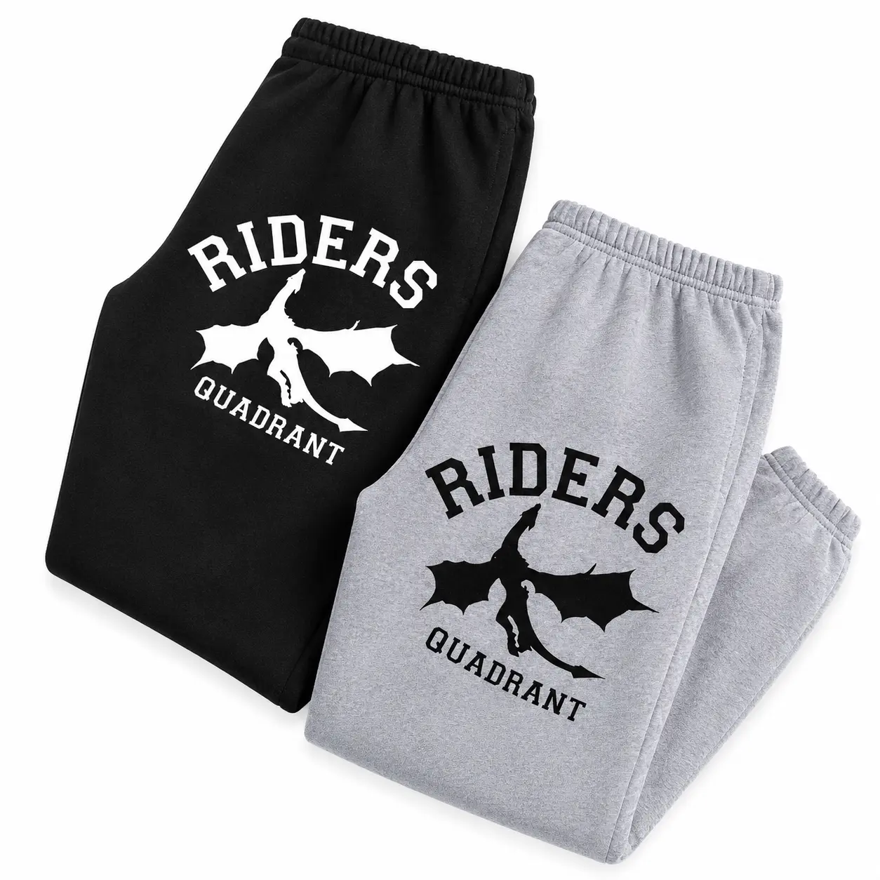 Riders Quadrant Dragon Graphic Sweatpants for Women and Men, Fantasy Book Lover Jogger Pants, Gothic Dragon Rider Streetwear, Cozy Casual Lounge Trousers, Gift for Readers, BookTok Fans, Girlfriend and Best Friend, Trending Bookish Fashion 2026