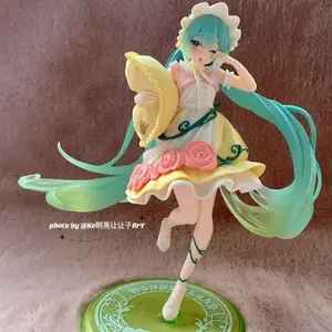 Hatsune Miku Original Wonderland Sleeping Beauty Ver Kawaii Girl Figurines Pvc Collection Model Statue Gift