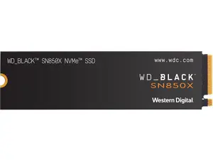 WD_BLACK 1TB SN850X NVMe Internal Gaming SSD Solid State Drive - Gen4 PCIe, M.2 2280, Up to 7,300 MB/s - WDS100T2X0E WD_BLACK 1TB SN850X NVMe Internal Gaming SSD Solid State Drive - Gen4 PCIe, M.2 2280, Up to 7,300 MB/s - WDS100T2X0E