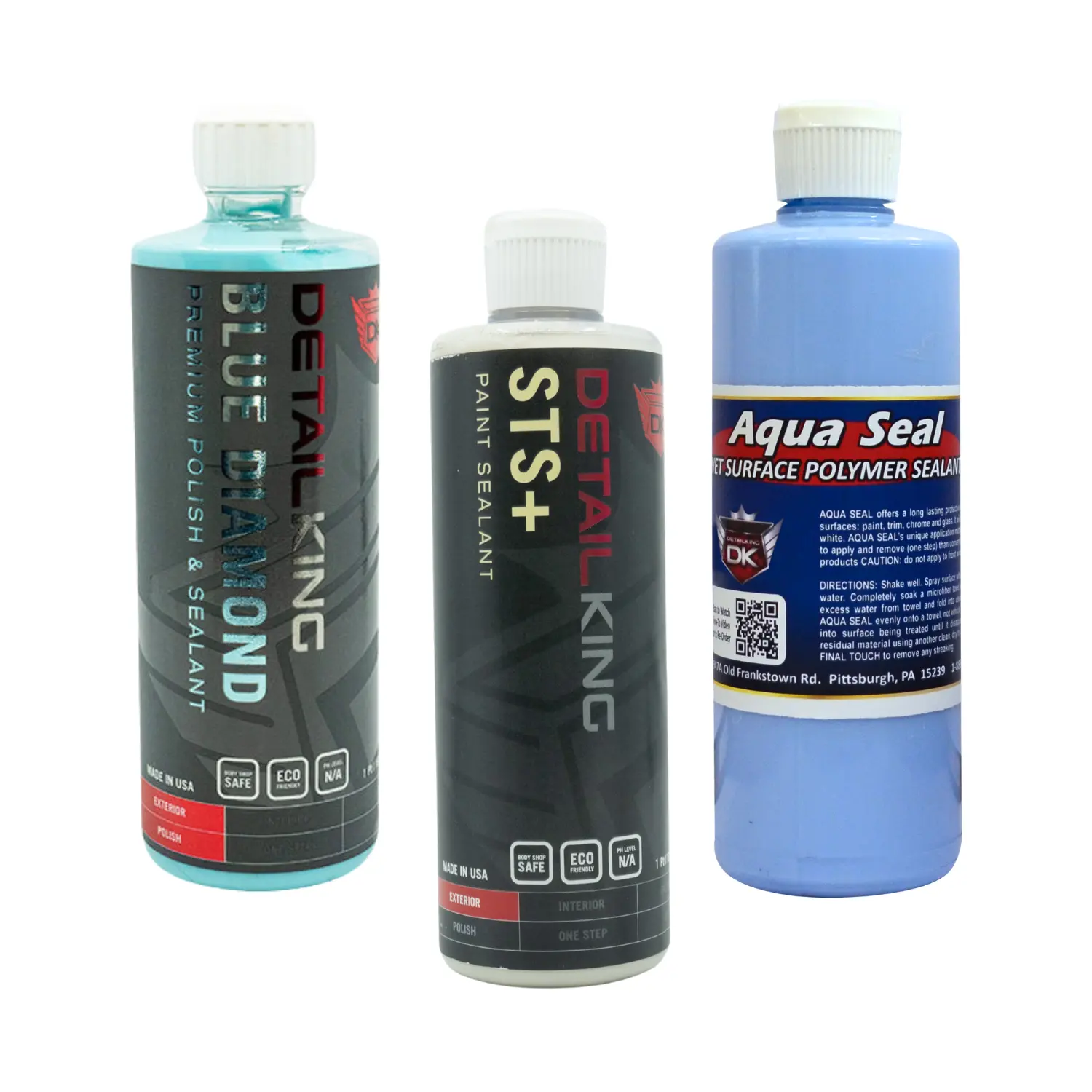 Detail King Dream Team Polish Kit, Automotive Car Detailing Kit for Cars/Motorcycles, Professional Polishing Solution for a Wet Look Finish