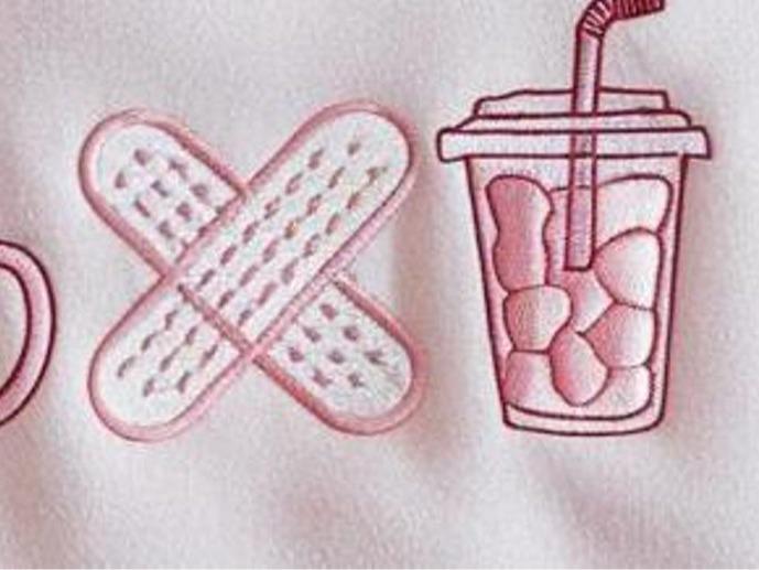 EMBROIDERED Embroidered Nurse Icon Sweatshirt , Healthcare Shirt, CNA Sweatshirt, Medical Assistant, Nursing Grad Gift, Coquette Nursing Sweatshirt