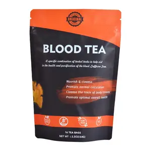 Aromlife Blood Cleansing Tea bags, Natural Herbal Tea To Remove Excess Waste From Body, 16 Count Detox Tea Beverage